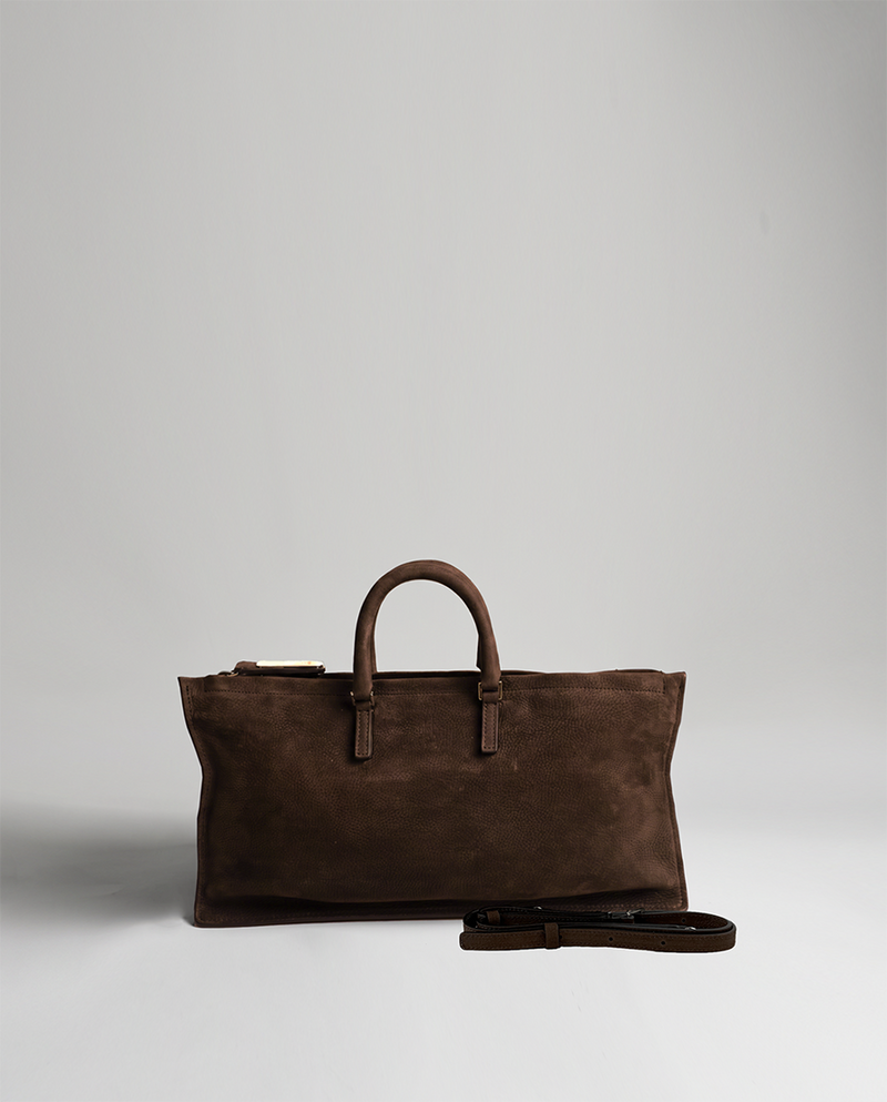 Aiko XS Nabuk Dk Brown