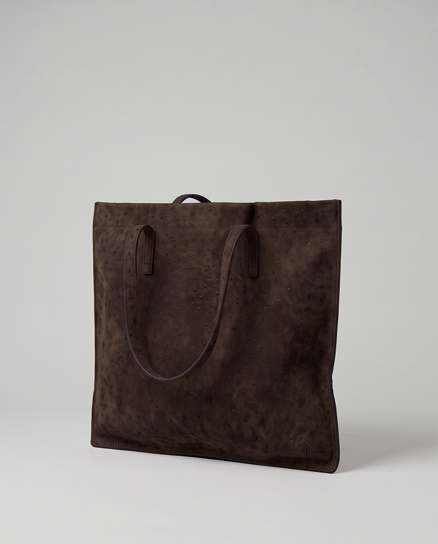 Bea L Nabuk Struzzo Dk Brown