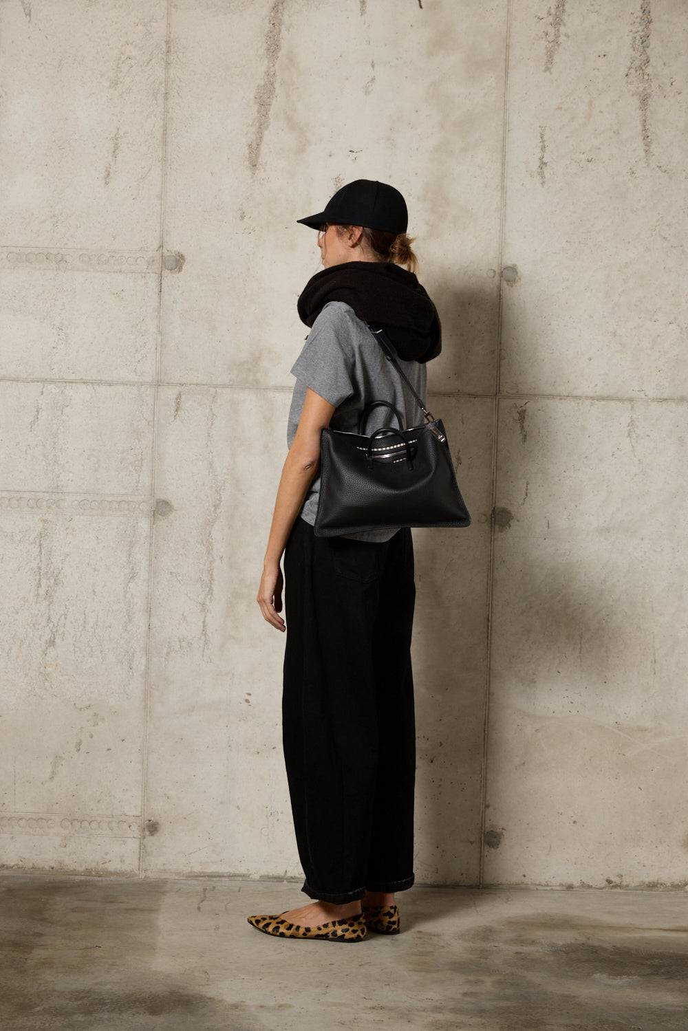 Aiko S Full Grain Nero