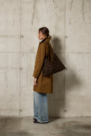 Naike L Nabuk Struzzo Dark Brown