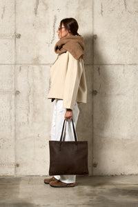 Bea L Nabuk Struzzo Dk Brown