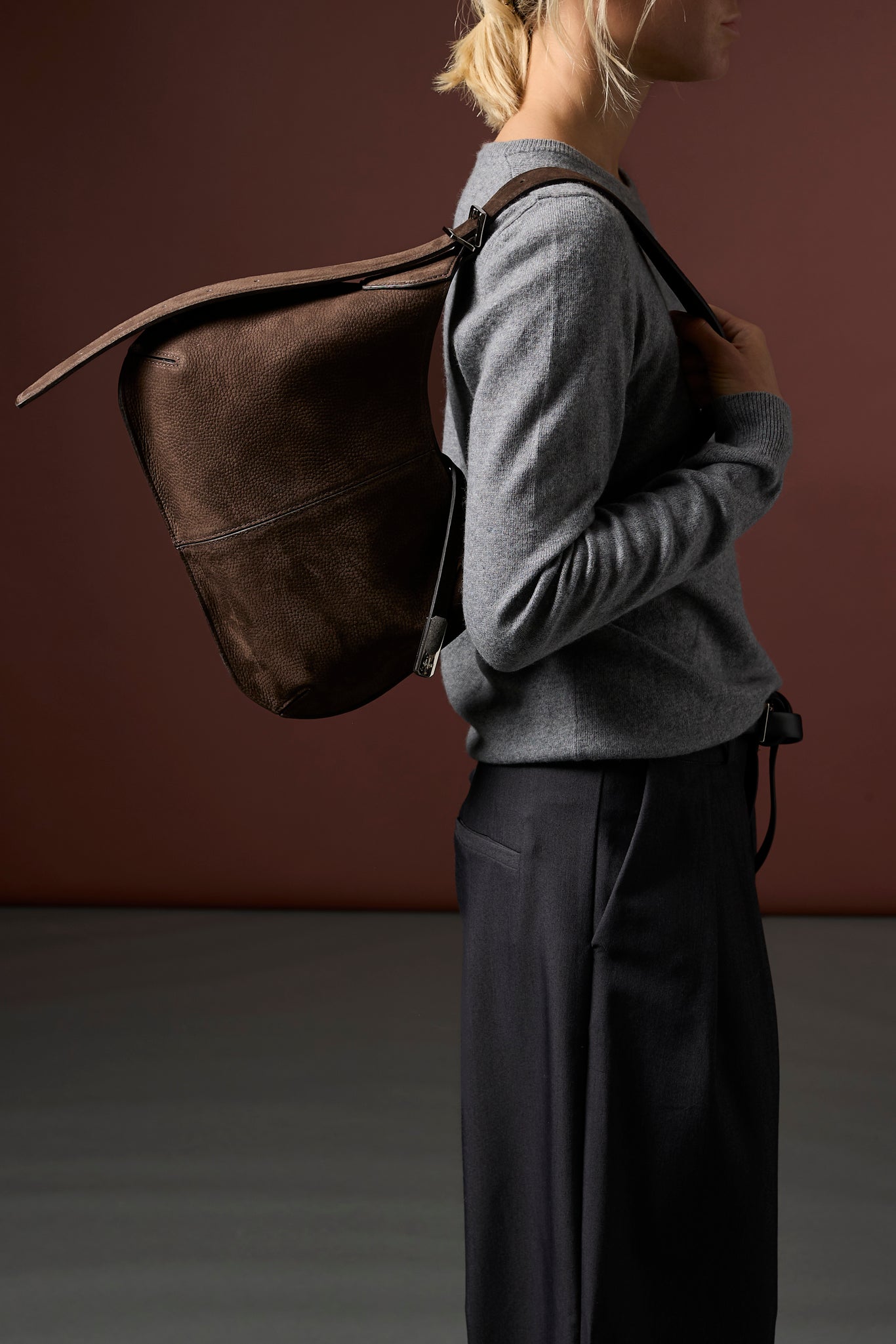 Augusta S Nabuk Dk Brown