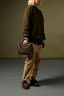 Tecla Mini Nabuk Dk Brown