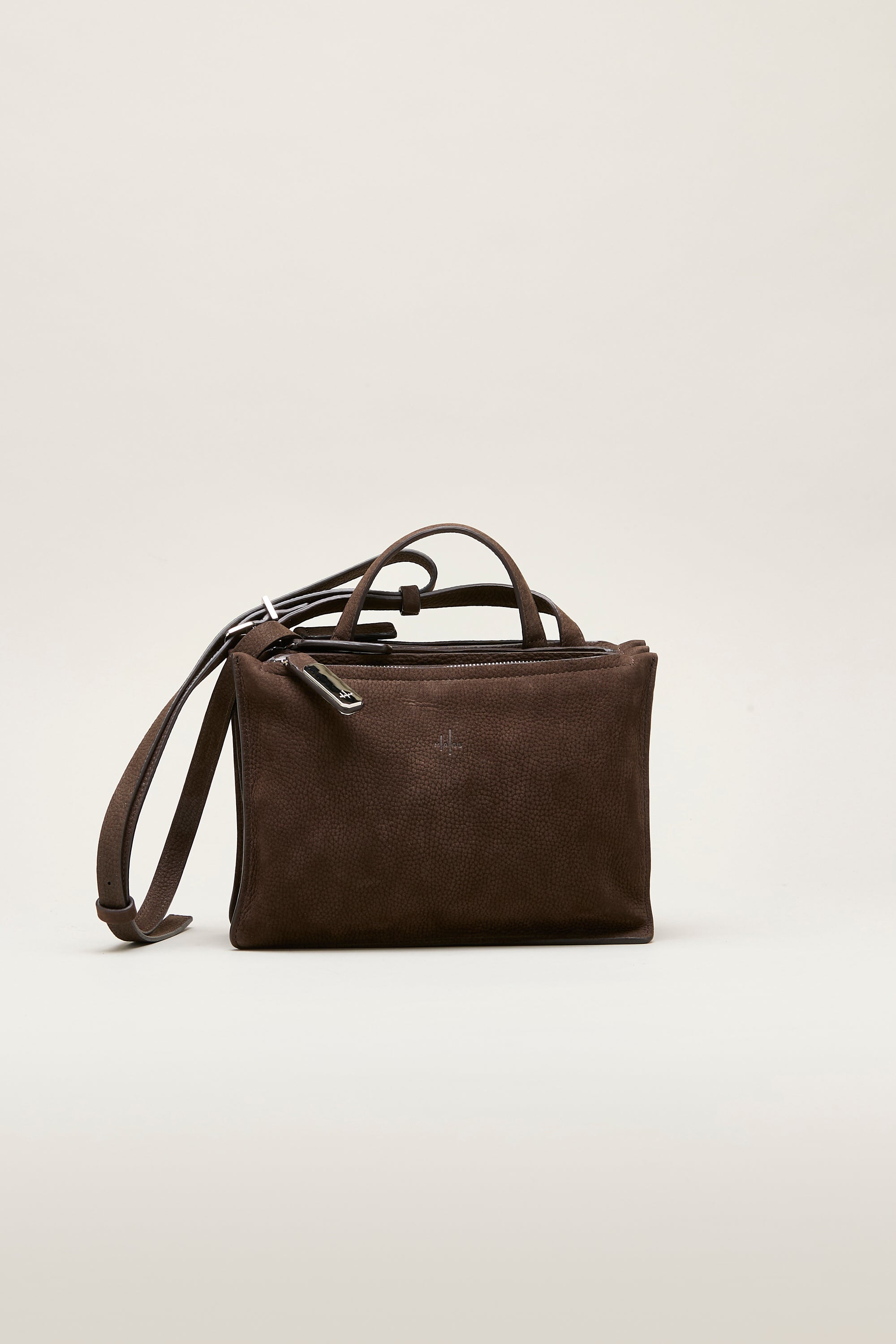 Tecla Mini Nabuk Dk Brown