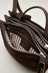 Tecla Mini Nabuk Dk Brown